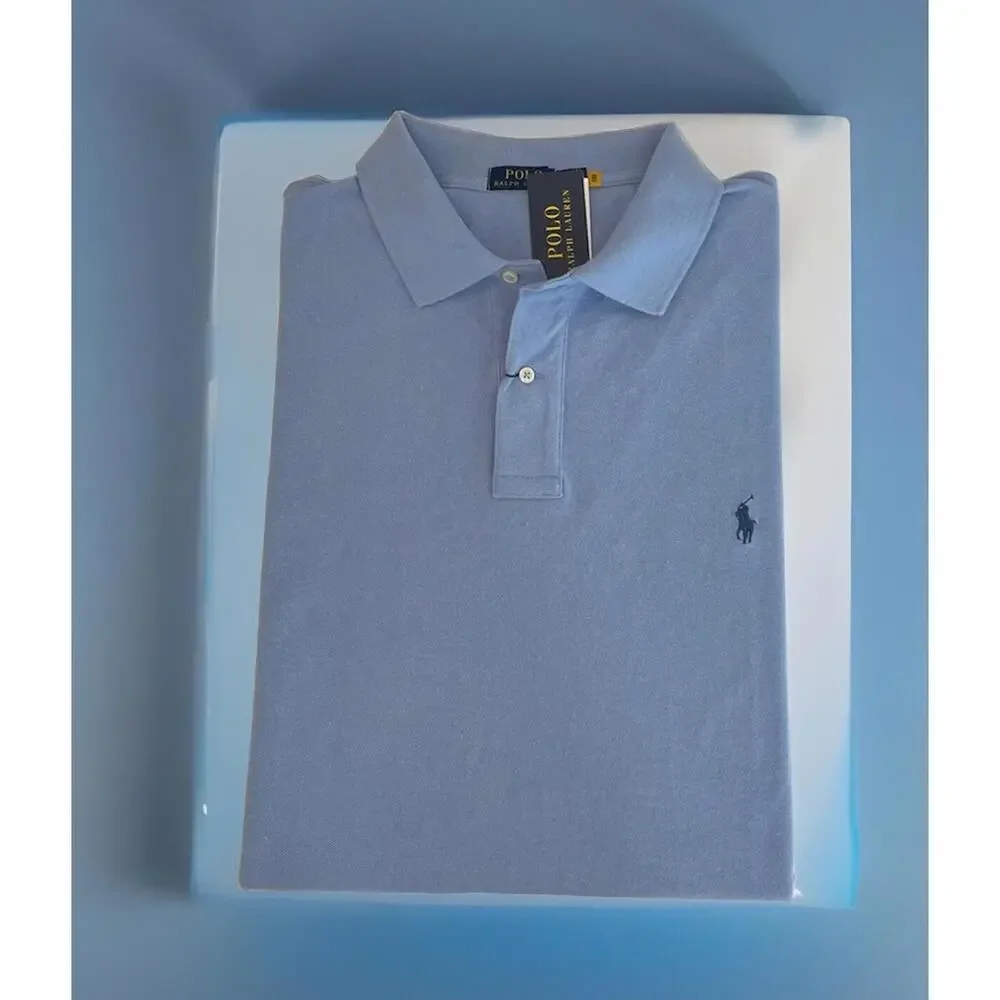 $110 Polo Ralph Lauren Men's Blue Polo Shirt BIG&TALL  4XLT